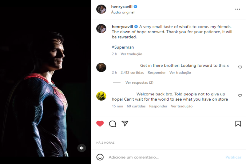 Henry Cavill pode viver Superman novamente nas telonas