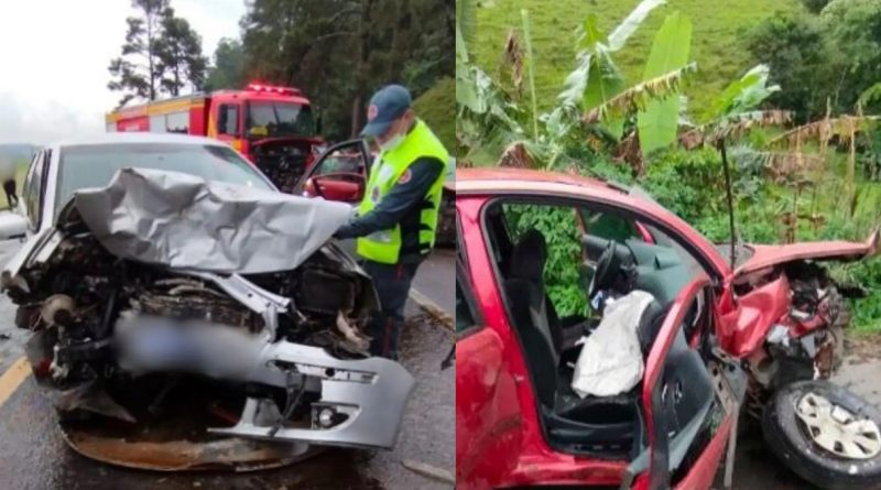 Grave acidente na BR-470 em Agronômica resultou em uma morte e vários feridos